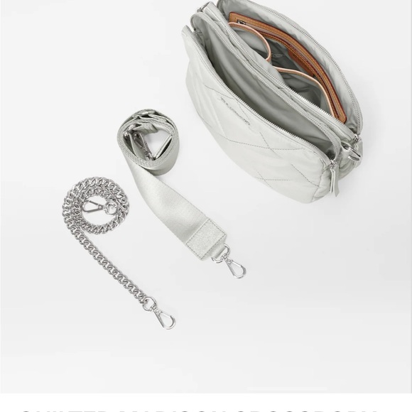 💋 NEW NWT MZ WALLACE MADISON CROSSBODY-color FROST- bought from MZ Wallace. - Picture 3 of 13